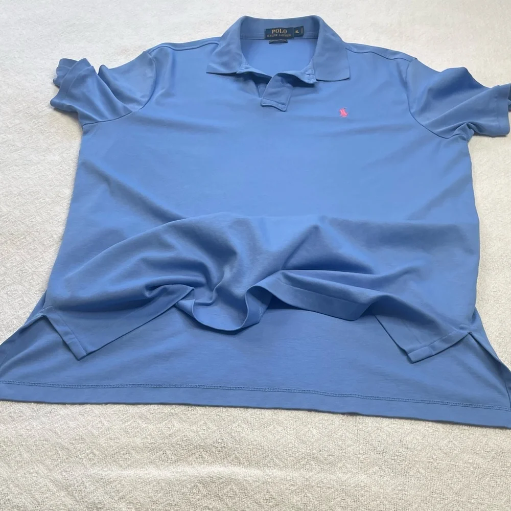 Polo by Ralph Lauren Men's Blue Polo Shirt~ Size XL~‎ Office or Business Casual